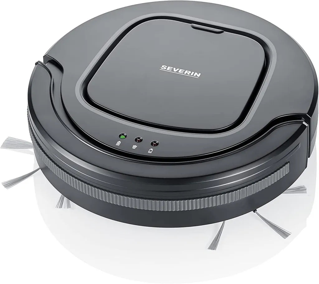 Aspirapolvere Robot SEVERIN RB 7023 per Pavimenti e Tappeti, Potente e Sottile, Grigio