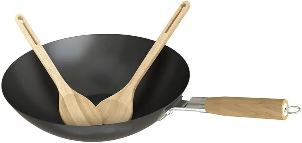 Padella Wok Antiaderente per Cucina da Campeggio