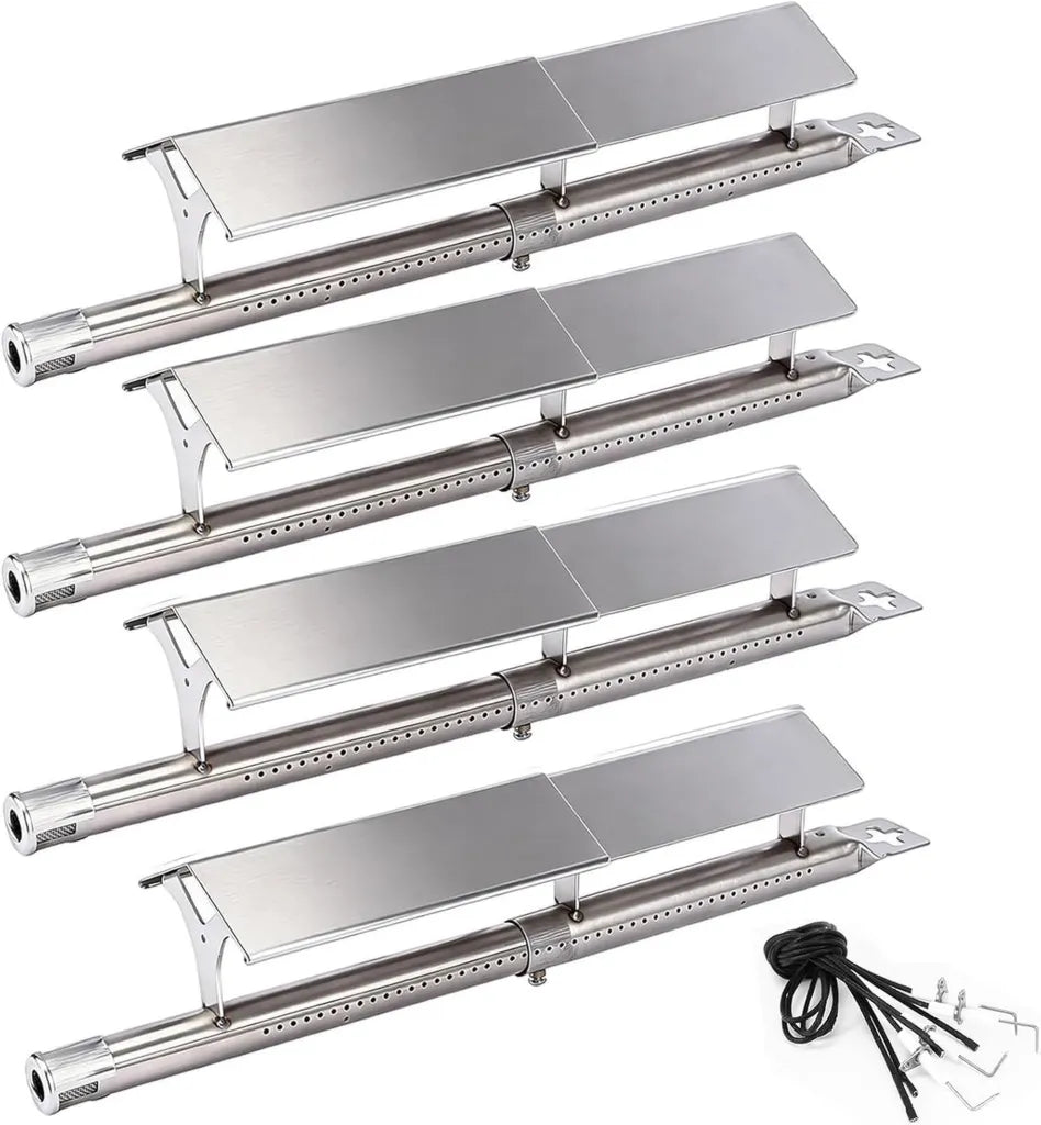 BRUCIATORE UNIVERSALE IN ACCIAIO INOX REGOLABILE 31-45 CM PER BARBECUE