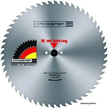 Lama per sega circolare, Z56, in legno, 600 × 35 mm, per la lavorazione del legno