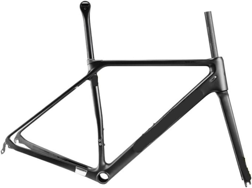 Telaio in Carbonio per Bicicletta da Strada 700C con Freno a Pattino BB86, Nero