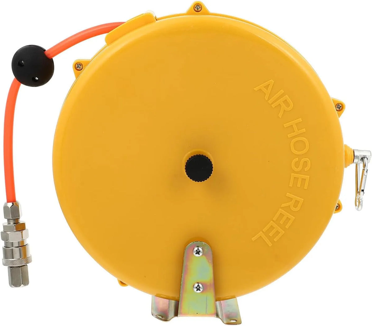 Avvolgitubo per aria compressa e avvolgitubo pneumatico, riavvolgimento automatico, montaggio a parete
