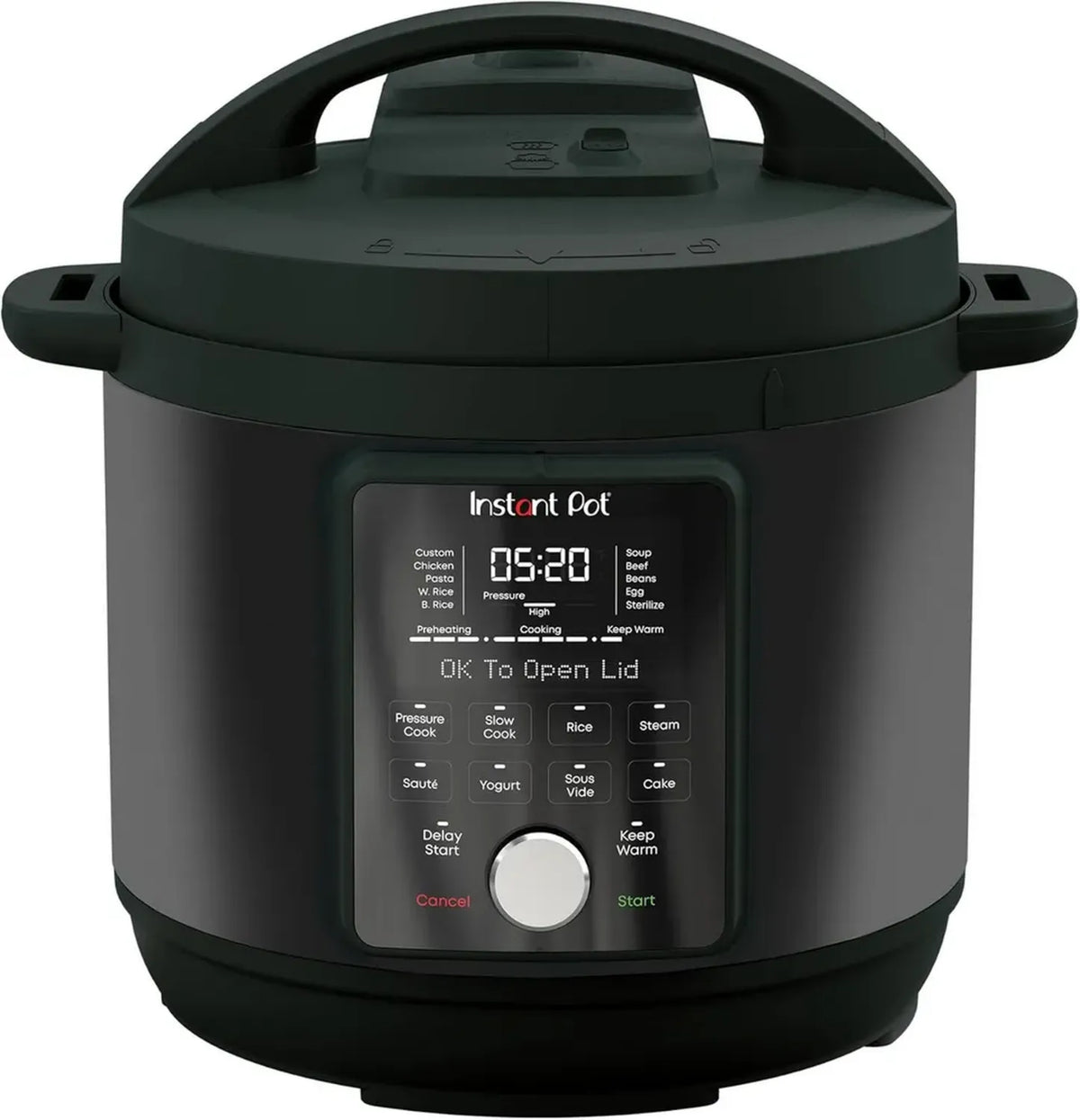 Pentola Multifunzione Instant Pot Duo Plus 5,7L, Nero - Cottura a Pressione, Slow Cook, Rosolatura, Yogurt e Altro