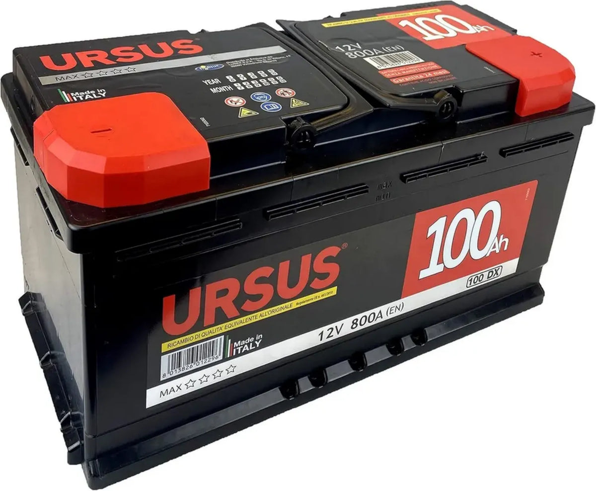 Batteria per Auto Ursus 100 Ah Destra