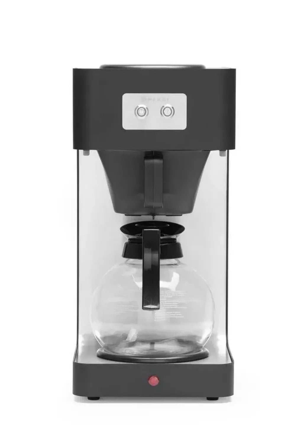 Macchina da caffè americano in acciaio inox con caraffa in vetro 1,8L, portafiltro in PP, 230V