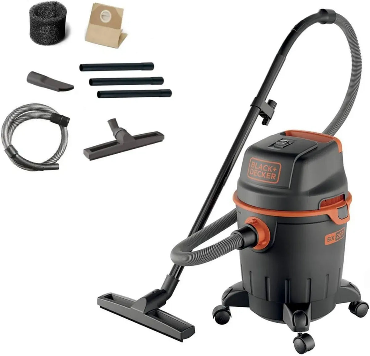 Aspirapolvere Multifunzione BLACK+DECKER 1200W 20L