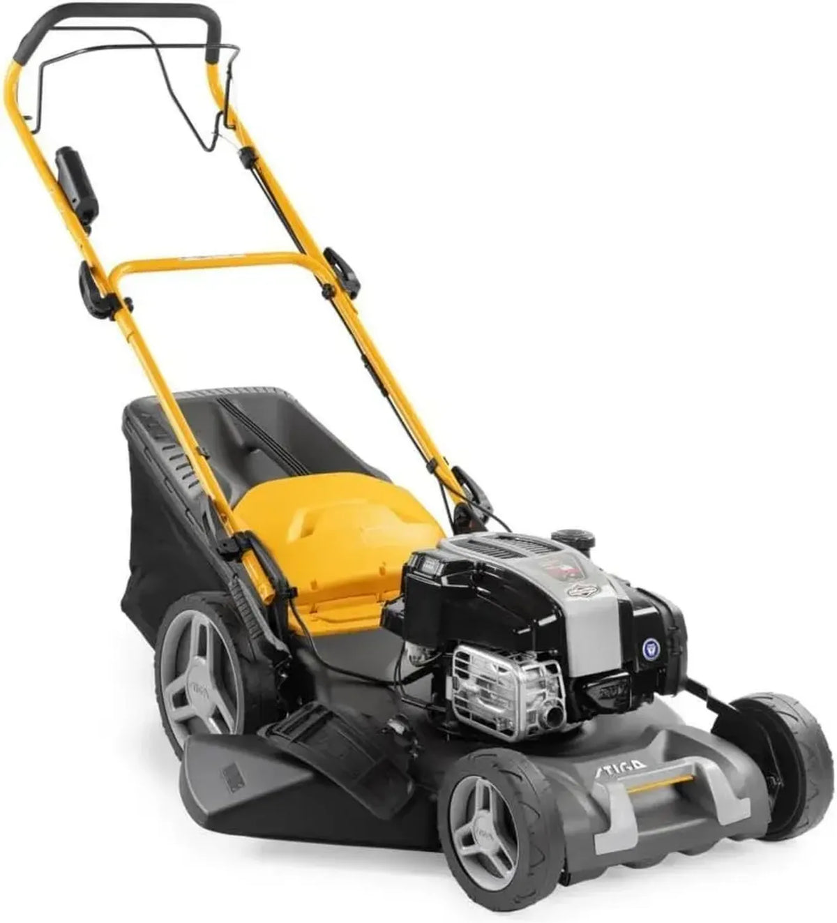 Rasaerba a Benzina STIGA Combi 53 SEQ B, Larghezza di Taglio 51 cm, Potenza 2590 W, Cesto di Raccolta 60 L