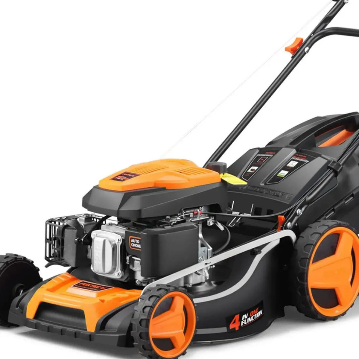 Rasaerba Semovente a Benzina FUXTEC RM5196, 51 cm, 196cc, 6CV, Funzione Mulching e Sacco 50L