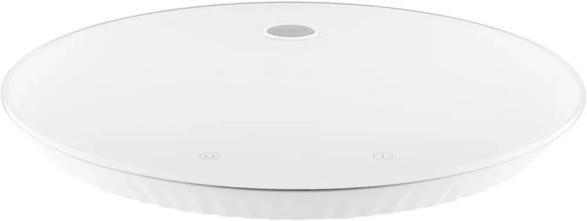 Bilancia da Cucina Alessi Plissé MDL16 W con Design Elegante, Vetro Temprato e Ricarica USB-C