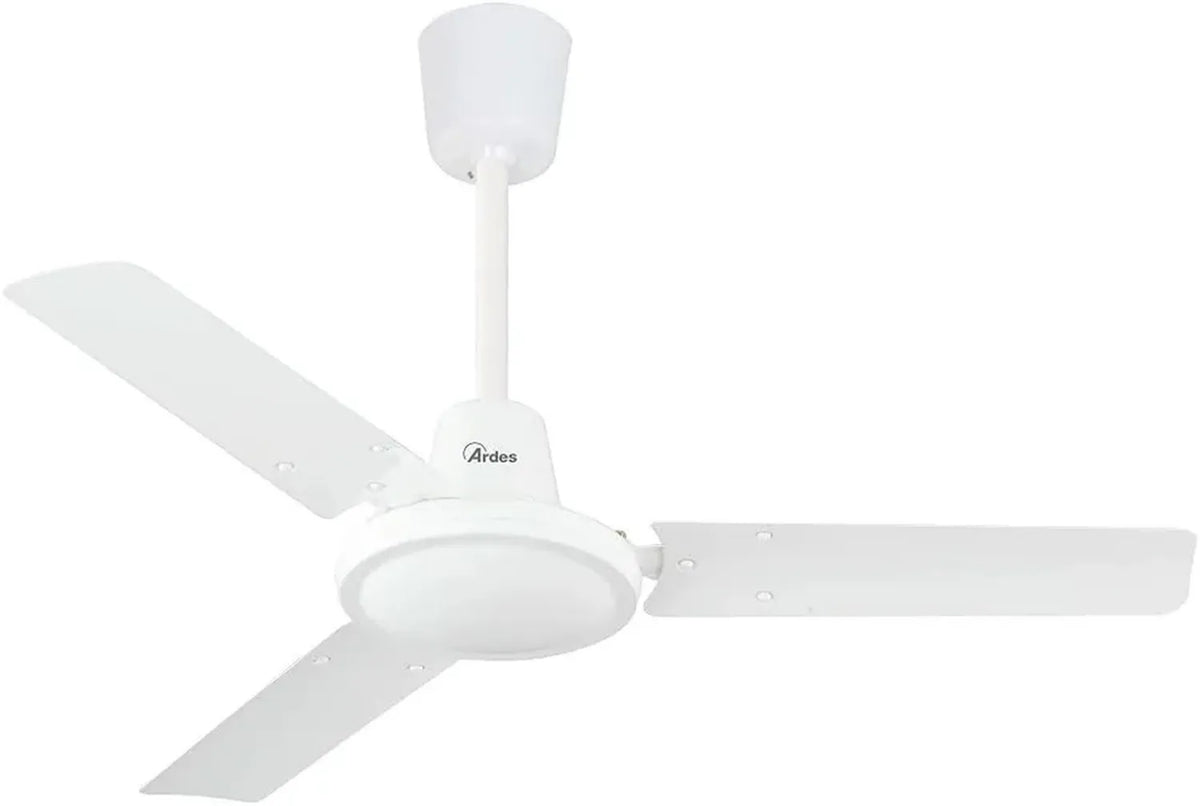 Ventilatore a Soffitto Ardes 90W con Oscillazione, 3 Velocità Silenziose, Controllo da Parete, Design Elegante