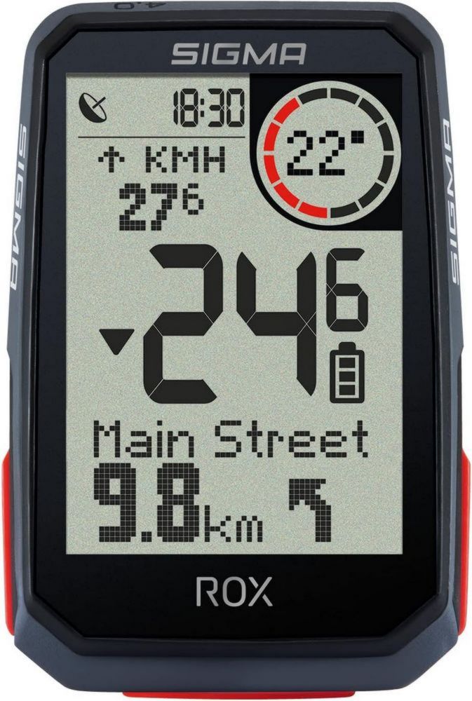 Ciclocomputer GPS SIGMA ROX 4.0 Nero con Cardiofrequenzimetro