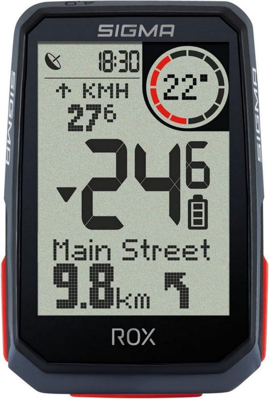 Ciclocomputer GPS SIGMA ROX 4.0 Nero con Cardiofrequenzimetro