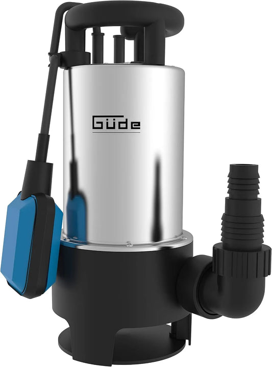 Güde Pompa sommergibile GS 1103 PI 1100 W, 20.000 l/h, portata massima, volume