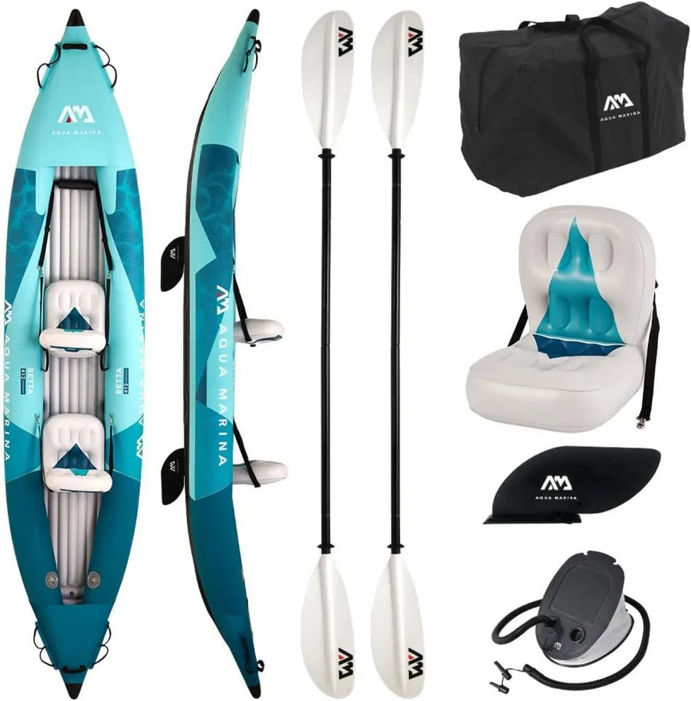Kayak Gonfiabile per 2 Persone Aqua Marina Betta 412 cm
