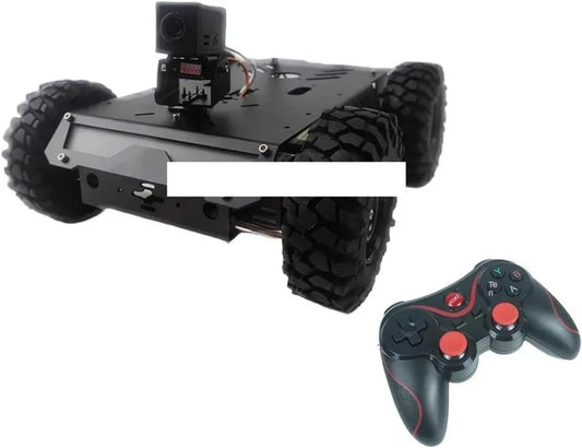Kit Auto Robot 4WD Wifi Controllo App 4G con Video Smart e Evitamento Ostacoli per Fuoristrada