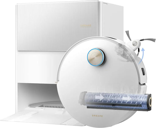 Robot Aspirapolvere DREAME Aqua10 Ultra con Rullo Autopulente e Funzione Auto-Svuotamento