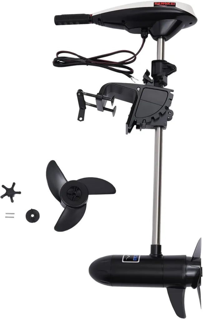 Motore elettrico per kayak 12V, 5 velocità avanti e 2 retro, 20,41 kg