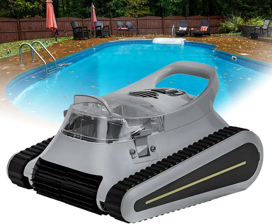 Robot Pulitore Piscina Senza Fili, Arrampicabile, Fino a 120 m², per Piscine Interrate