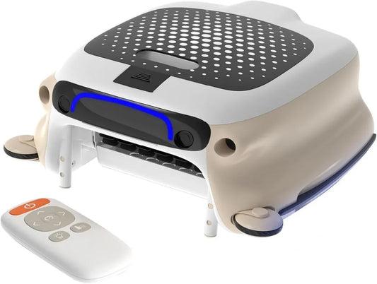 Robot Pulitore Piscina con Batteria 7800 mAh e Telecomando, Regolazione 3 Velocità