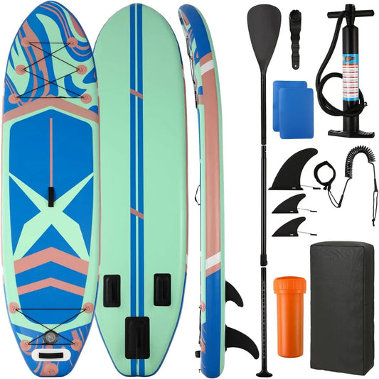 Paddleboard Gonfiabile Adulti 305x76x15 cm - Tavola SUP Stabile per Yoga, Touring e Pesca, Capacità 200 kg