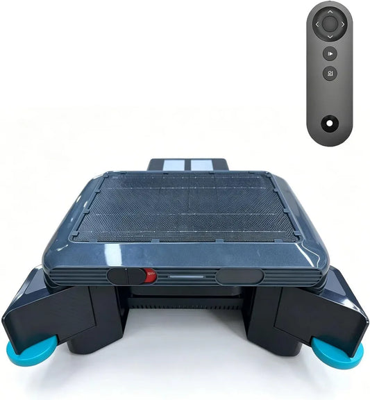 Robot piscina solare IPX8 con 3 motori e cestello da 6L, autonomia 20 ore