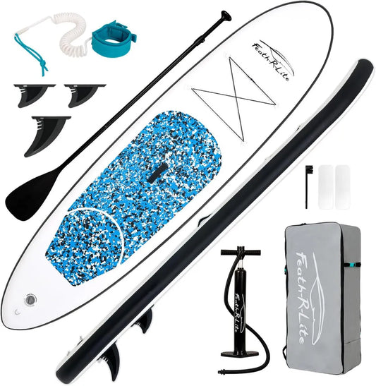 FunWater SUP Gonfiabile Tavola Completa con Accessori, Pompa e Zaino