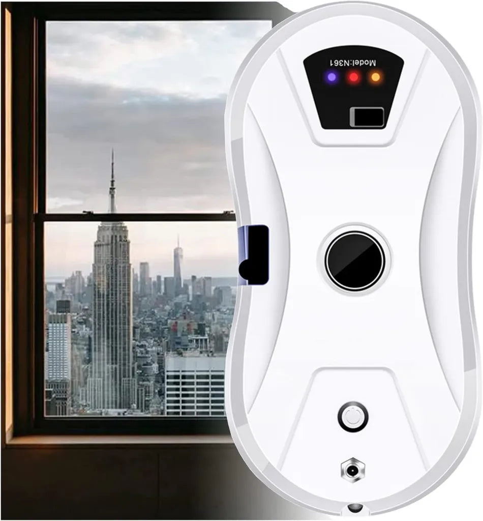 Robot lavavetri automatico con controllo remoto, autonomia 20 minuti, pulizia elettrica intelligente per finestre, interno ed esterno