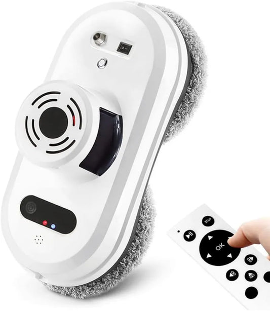 Robot Lavavetri Automatico 5600Pa con Telecomando, Sicurezza e Flessibilità per Finestre e Bagno