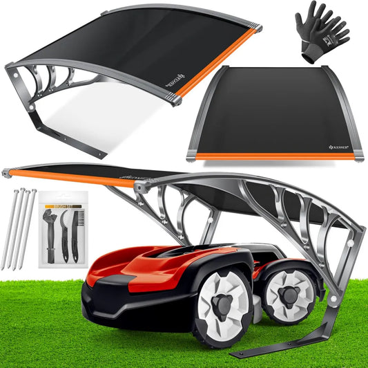 Riparo Resistente per Robot Tosaerba con Accessori 82x103x47 cm
