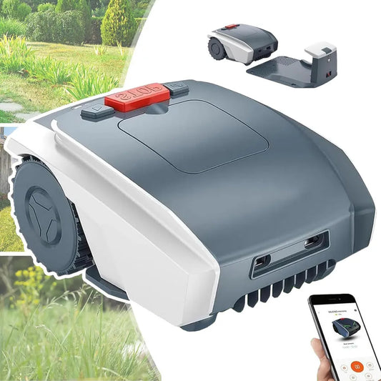Robot Tagliaerba Automatico con Controllo App e GPS, per Giardini Fino a 1500 m²