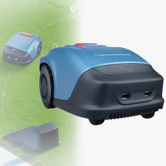 Robot rasaerba automatico con 18 cm di taglio per giardini piccoli e medi, gestione multizona