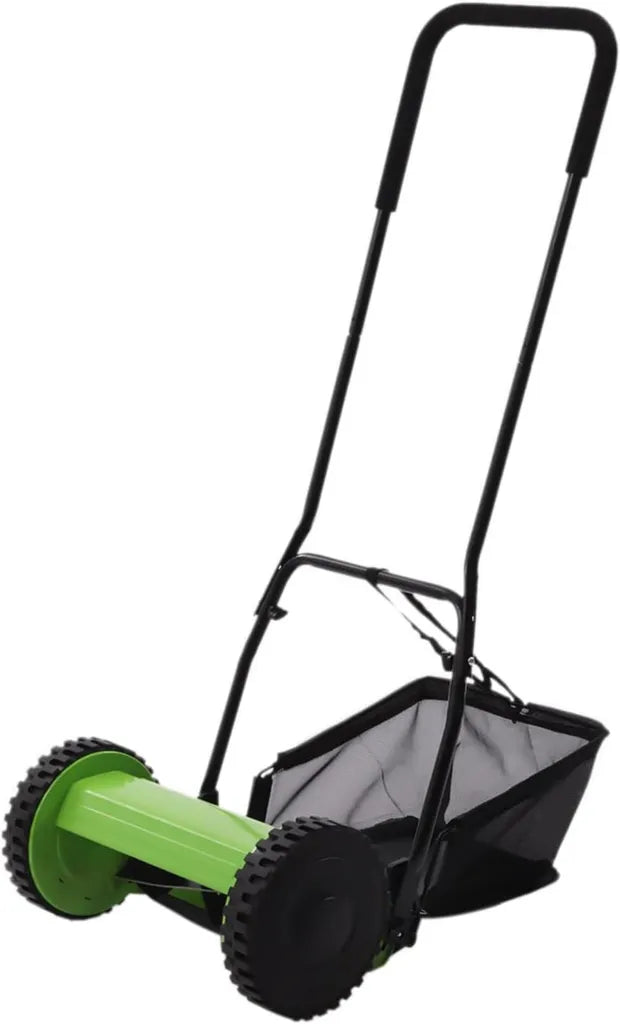 Tagliaerba Manuale 30,5 cm con Raccoglierba per Giardinaggio