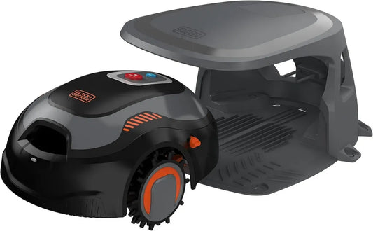 Robot Tagliaerba BLACK+DECKER 700 m², 12V 4.3Ah con Stazione di Ricarica