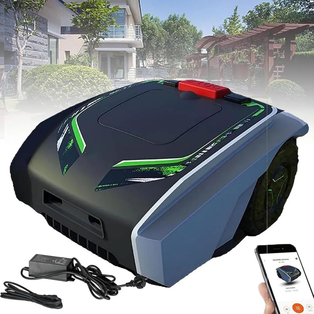 Rasaerba Robotico con GPS e Controllo App, Copertura 1500 M², Taglio 3 Lame, Multizona e Personalizzato