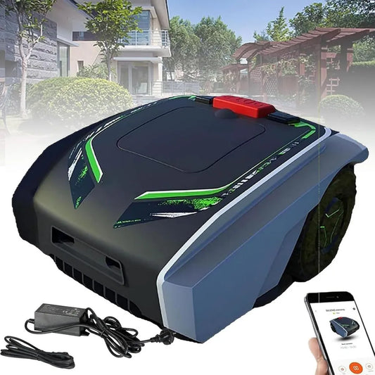 Rasaerba Robotico con GPS e Controllo App, Copertura 1500 M², Taglio 3 Lame, Multizona e Personalizzato
