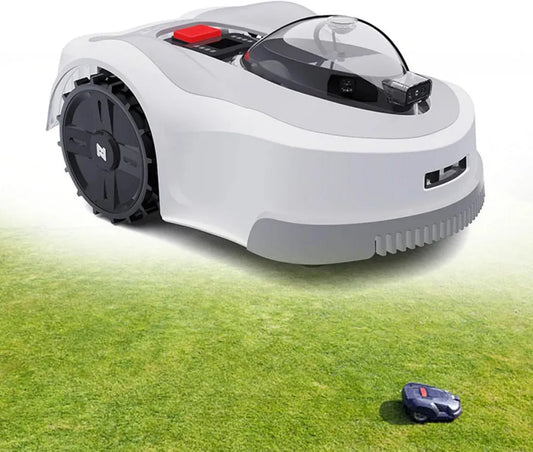 Robot rasaerba Intelligente con AI, mappatura 0,75 acri, senza filo perimetrale, gestione multizona, confine virtuale, copertura 3000㎡