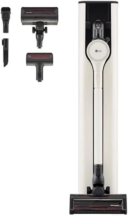 Aspirapolvere Senza Fili LG CordZero A9T PRIME1C con Svotamento Automatico e Wi-Fi, 260W, 60 Minuti di Autonomia, Calming Beige