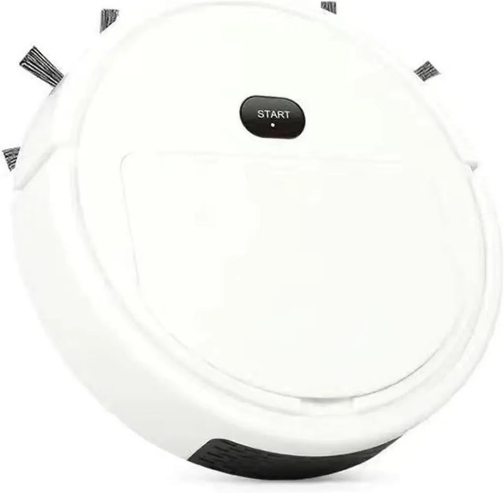 Robot Aspirapolvere Automatico DieffematicJQX con Funzione Lavapavimenti, Bianco, Taglia UK
