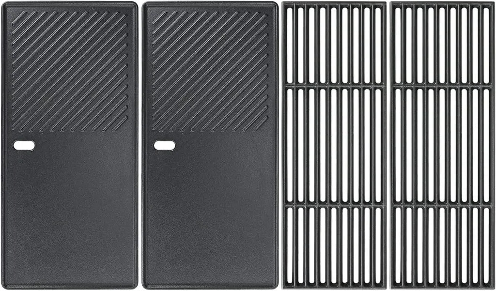 Piastra e Griglia in Ghisa per Barbecue Enders Boston 4, 43 x 72 cm