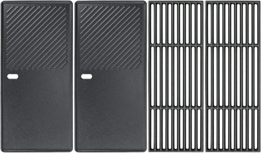 Piastra e Griglia in Ghisa per Barbecue Enders Boston 4, 43 x 72 cm