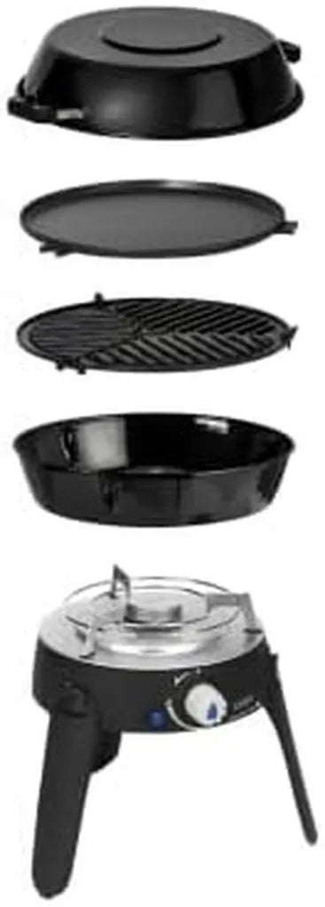 CADAC Safari Chef 30 LP Barbecue a Gas Portatile con Piedi Pieghevoli