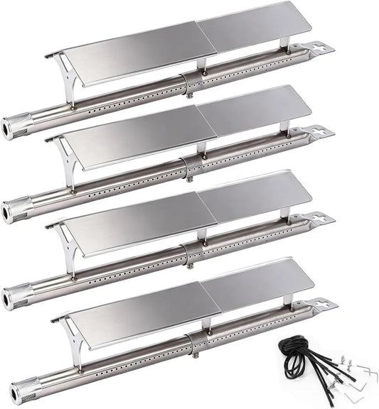 BRUCIATORE UNIVERSALE IN ACCIAIO INOX REGOLABILE 31-45 CM PER BARBECUE