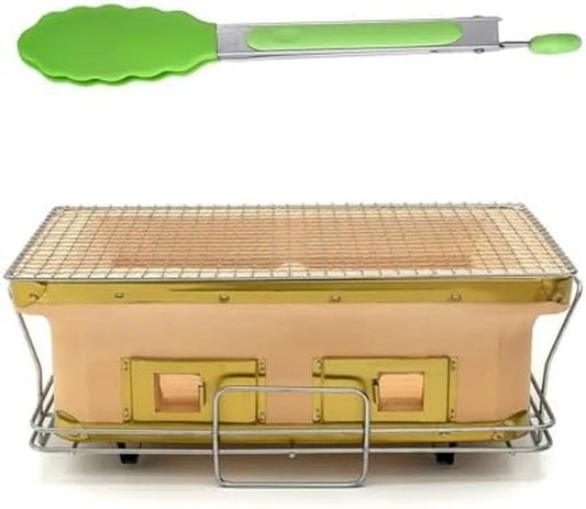 Griglia portatile in ceramica per barbecue giapponese e campeggio