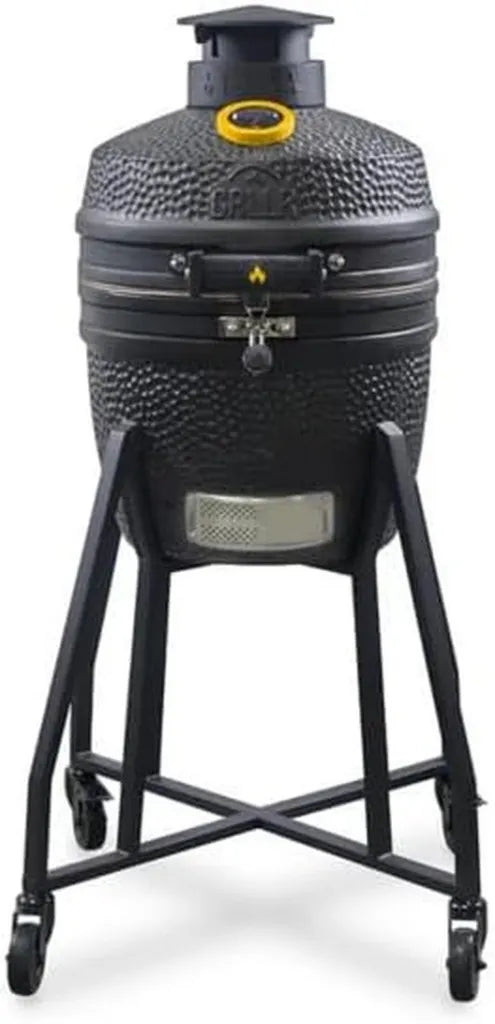 Griglia Kamado in Ceramica Nero Opaco 16 Pollici