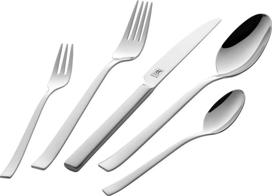 Set Posate ZWILLING Cult, 60 Pezzi per 12 Persone, Acciaio Inox 18/10, Lavabile in Lavastoviglie, Finitura Satinata