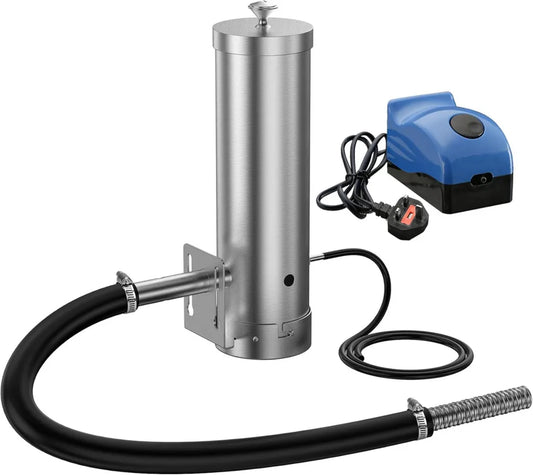 Affumicatore Portatile in Acciaio Inox per Alimenti e Carne Barbecue