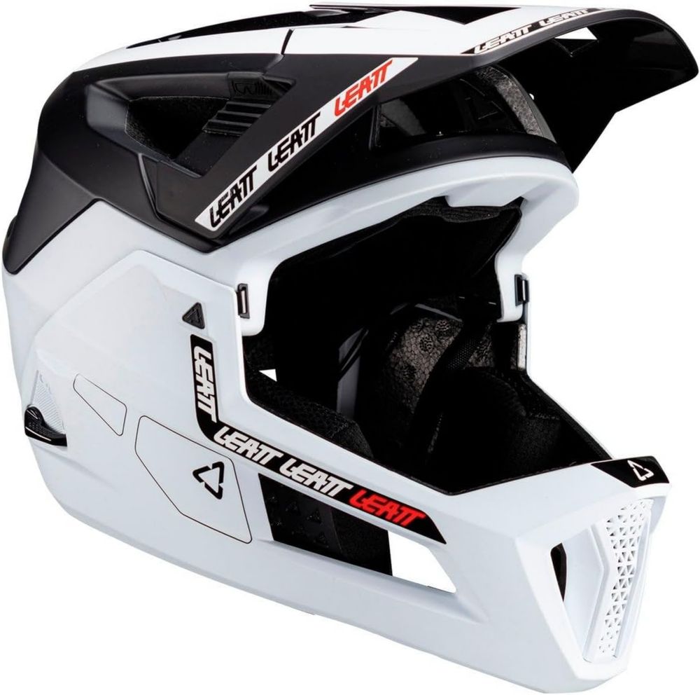 Leatt Casco Enduro MTB 4.0 V24 con Certificazione DH e Mentoniera Staccabile