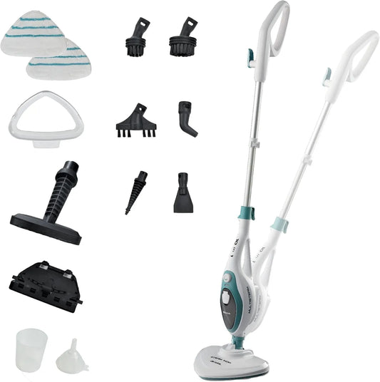 Ariete 4164 Steam Mop 10in1 – 350 L, 1500 W, per la manutenzione dell'auto, bianco