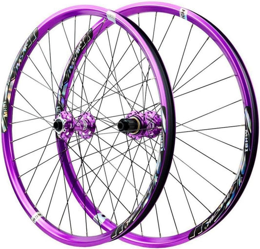 Ruote Bici Corsa 29 Pollici Freno a Disco, Cerchi Doppia Parete per 8-12 Velocità, Lega Ultraleggera