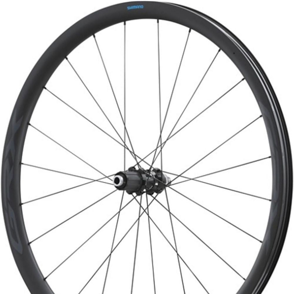 SHIMANO GRX WH-RX870 - Ruota anteriore in carbonio per ghiaia - Tubeless, colore nero